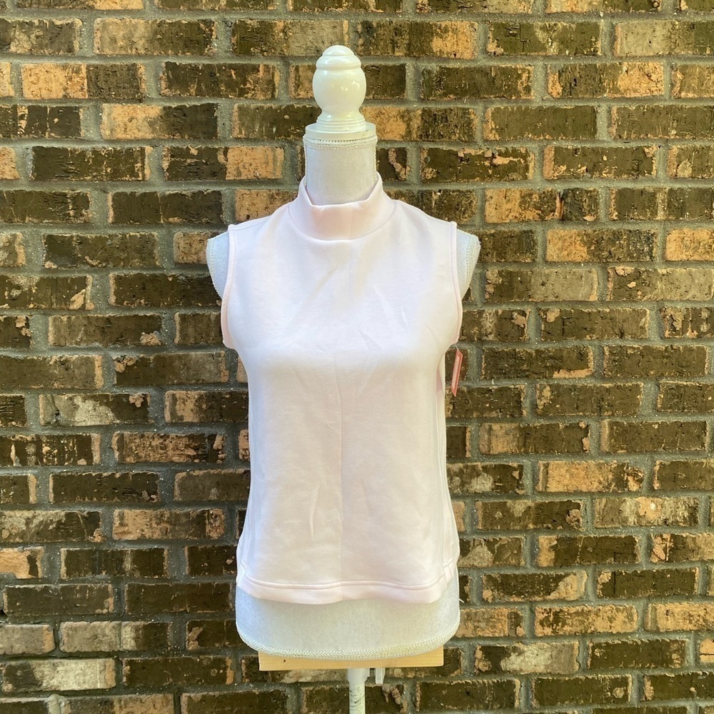 AirEssentials Mock Neck Top Baby Pink Size M Medium NEW Super Soft